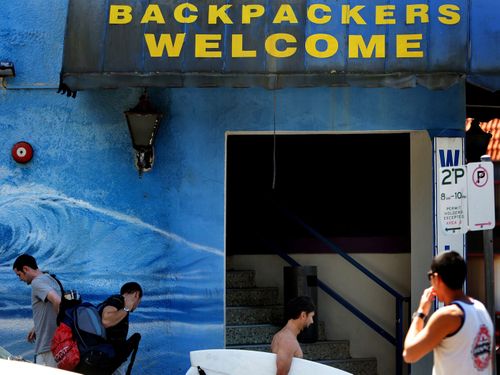 A backpacker hostel at Bondi Beach.