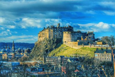 Edinburgh Castle was built in which period?