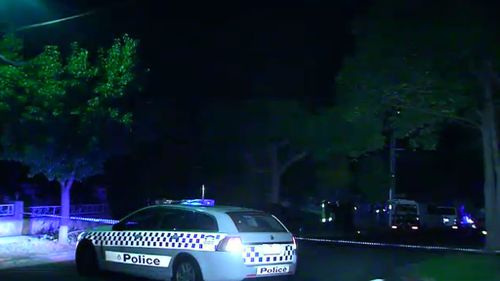 Police arrived at the scene around midnight. (9NEWS)