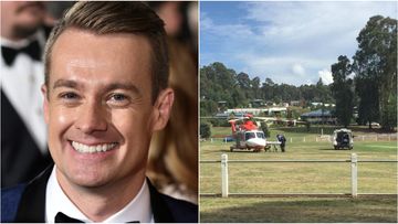 Grant Denyer is recovering in hospital after a crash during a Victorian car rally. (AAP/9NEWS)
