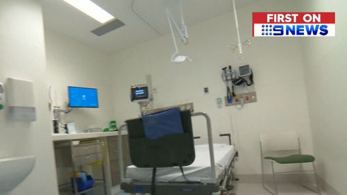 The man was able to gain access to staff only areas inside the hospital.  (9NEWS)