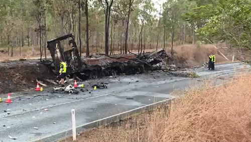 Two truckies killed in fiery Cairns crash
