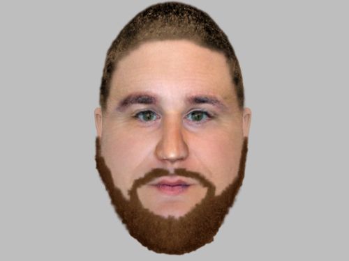 A computer-generated image of a mystery man called Sonny - a street level drug dealer who's alleged to be at the heart of the case.