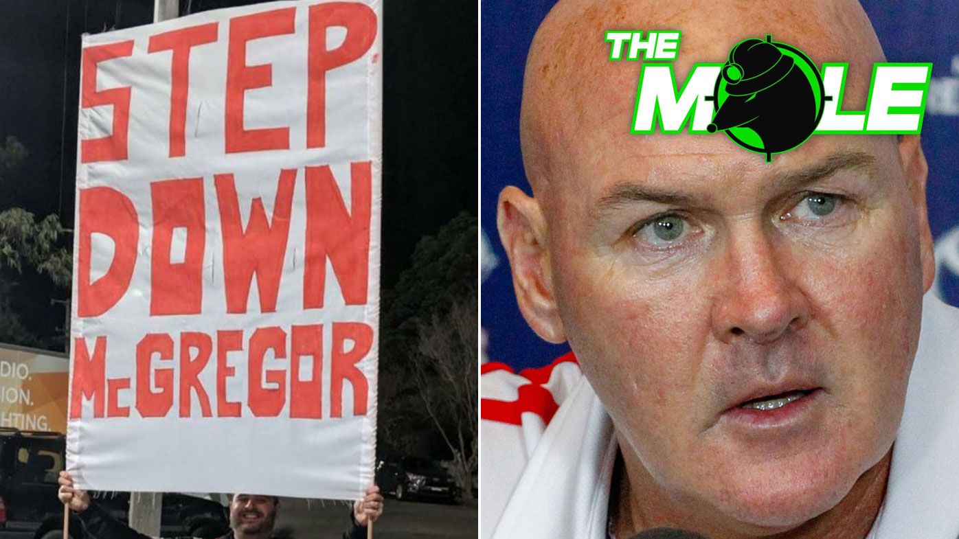 The Mole: Dragons vs fans hits boiling point as Paul McGregor banner gets barred