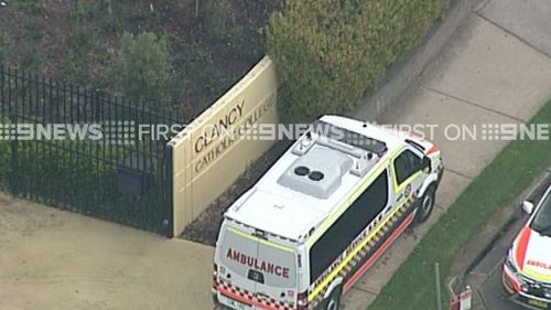 Four ambulances were called to Clancy Catholic College. (9NEWS)