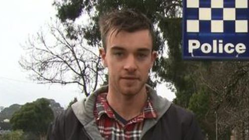 The couple's son, Mitchell, said his father is "scared that people are after him". (9NEWS)