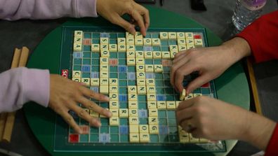 A Scrabble set. (AAP)