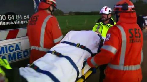 Eighteen passengers were taken to numerous regional hospitals. (9NEWS)