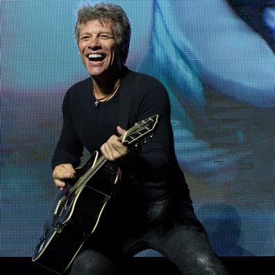 Jon Bon Jovi attends/performs at day 1 of British Summer Time Hyde Park presented by Barclaycard at Hyde Park on July 5, 2013 in London, England.>>