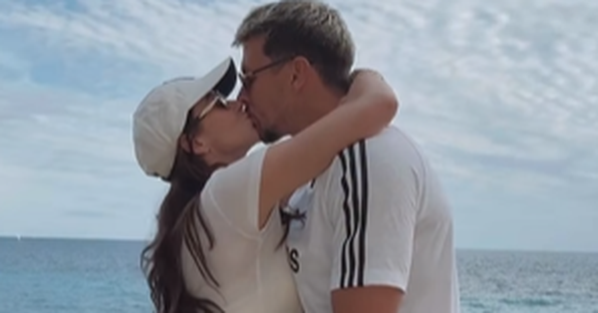 Brittany Hockley reunites with footballer husband Ben Siegrist for the first time since they got married three months ago