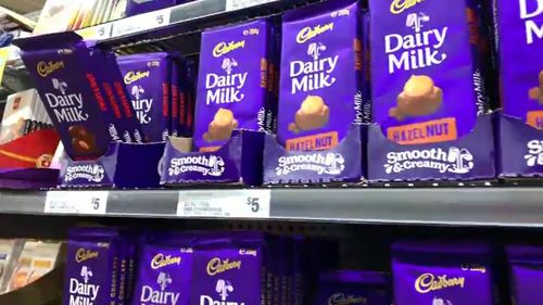 Cadbury family blocks are also victims of "shrinkflation".