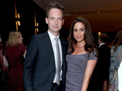 Patrick J. Adams and Meghan Markle 