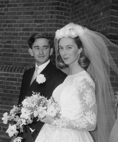 Dr Jane Goodall and her husband wildlife photographer Hugo Arndt Rodolf, Baron van Lawick on their wedding day on 28 March, 1964.