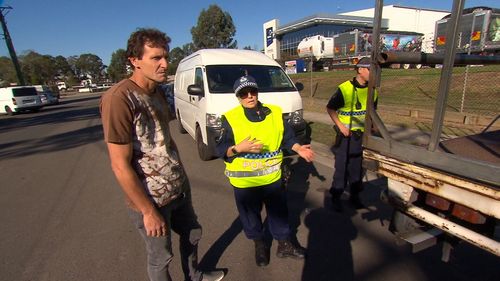 Truck driver Les Williams has been ordered to face court for failing to secure his load. (9NEWS)