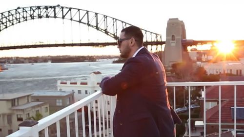 The 'motivational video' was released to Mr Mehajer's Facebook. (Facebook)