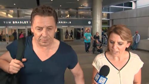 Thompson refused to answer questions about the drug scandal (9NEWS)