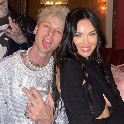 Machine Gun Kelly, birthday party, guests, Travis Barker, Kourtney Kardashian, Megan Fox