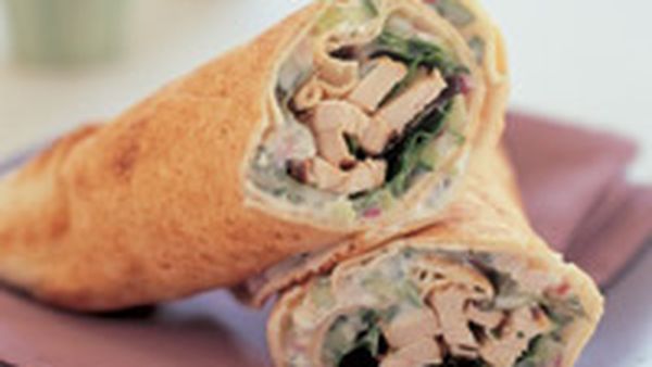 Chicken tikka wrap