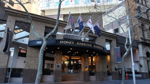 The security guard worked at the Marriott Hotel in Sydney.