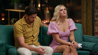 Alyssa sobs over relationship fears as Duncan is left wondering what to do to reassure her at the fifth MAFS 2023 Commitment Ceremony