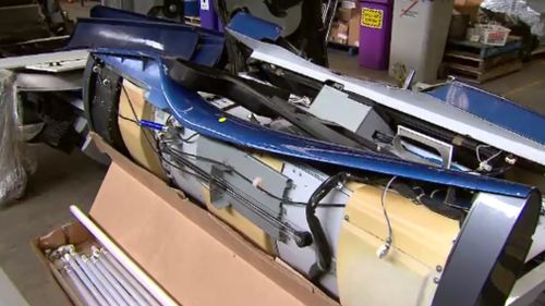 The machines were outlawed for commercial use in Victoria three years ago. (9NEWS)