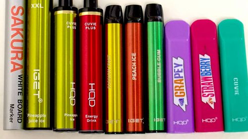 Colourful vapes with fruity flavours are being marketed to kids.