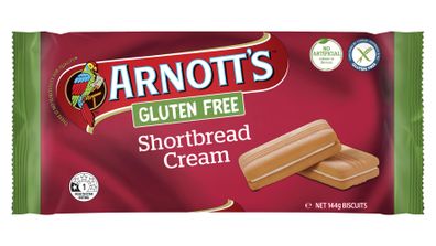 Arnott's adds gluten free Shortbread Cream biscuits to their range