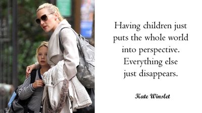 Actress Kate Winslet picking up her daughter Mia from school in West Village, New York.