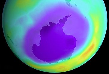 When did British scientists announce the discovery of the Antarctic ozone hole? 
