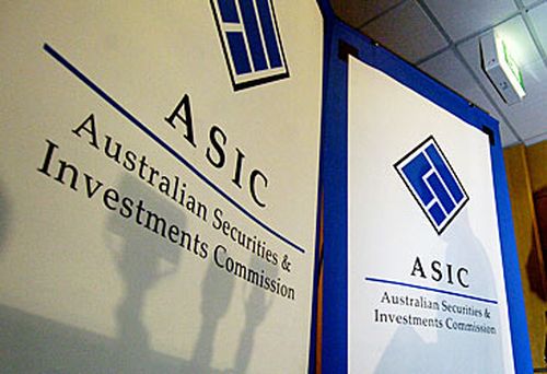 ASIC signs (AAP)