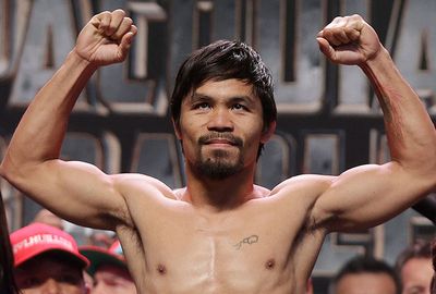 2. Manny Pacquiao (boxing) $206 million ($US191m, $15m)