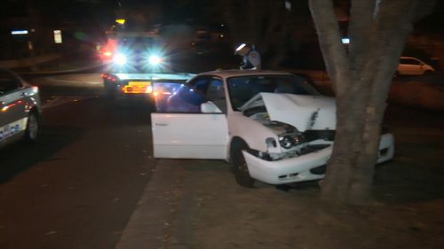 A 36-year-old man was arrested in Sydney's west overnight after fleeing a police RBT and sparking a chase through suburban streets.