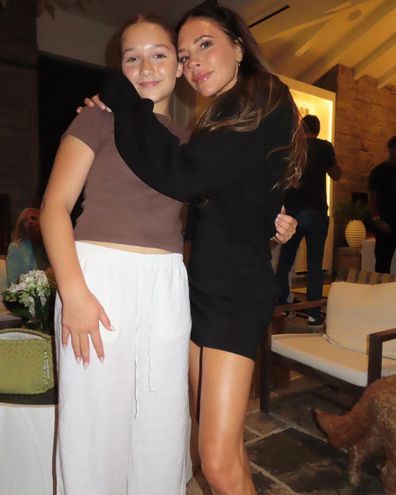 Harper Beckham and Victoria Beckham on holiday in Canada, August 2023