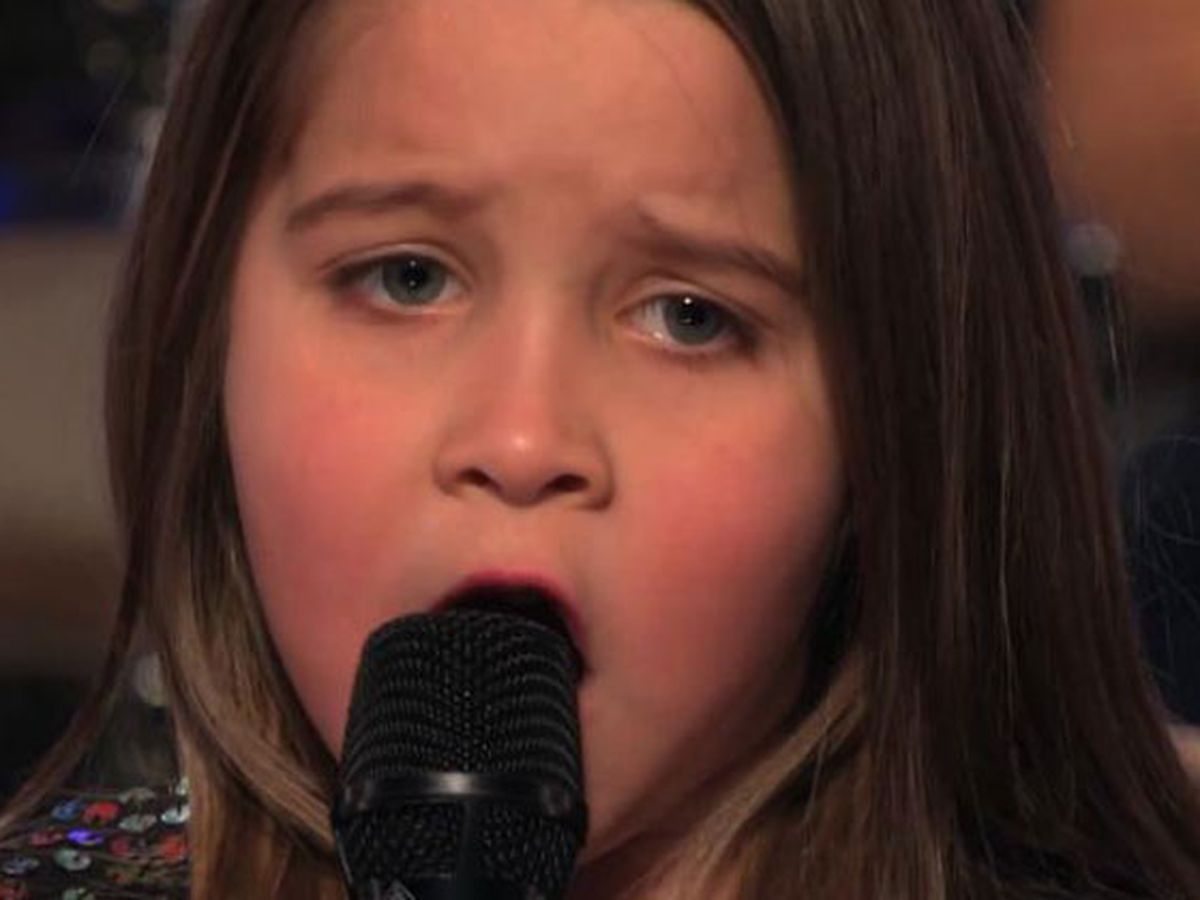 Six Year Old Sweet Girl Sings Death Metal Song Zombie Skin On I America S Got Talent I 9celebrity - zombie skin murp roblox id