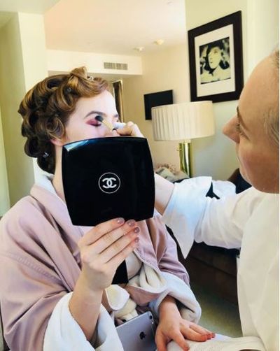 Actress Emma Stone gets her glam on courtesy of celebrity favourite Steph Stone.