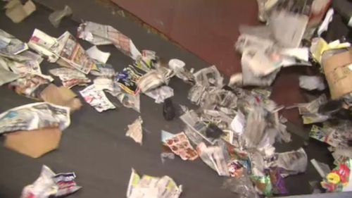 The Greens part want $500 million from states across the nation to combat the recycling problem. (9NEWS)