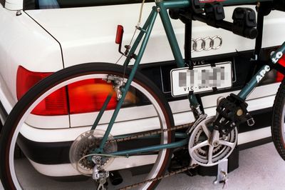 Can you be fined for having an empty bike rack on your car?