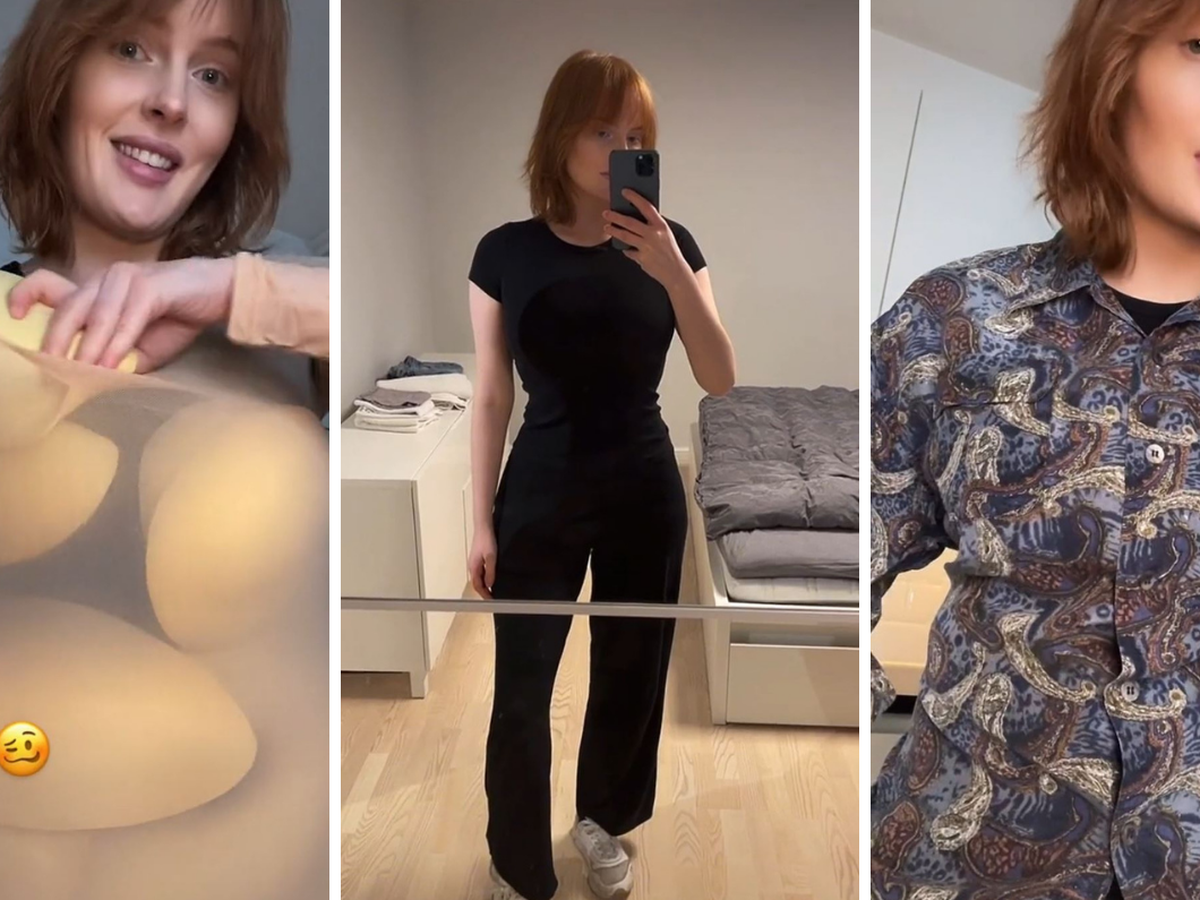 Size 6 model reveals she wears a padded 'FAT SUIT' to appear in