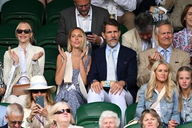 Poppy Delevingne, Princess Maria-Olympia of Greece and Denmark, Pavlos, Crown Prince of Greece and Charles Delevingne