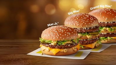 McDonalds Mac Family range