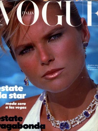 Christie on the Cover of <em>Vogue </em>Italia in 1983.<em></em>&nbsp;