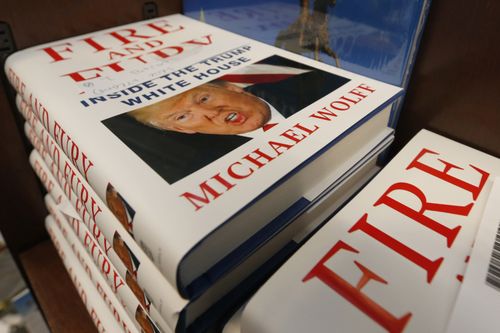 Michael Wolff's new take on life inside the Trump Presidency has flown off bookshelves in its first week of sales (AAP).