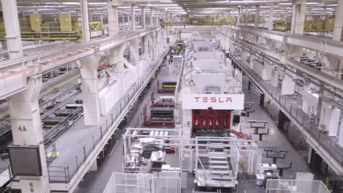 Tesla's factory in the US.