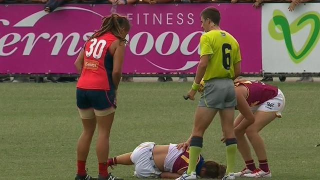 Three AFL women’s players charged with rough conduct