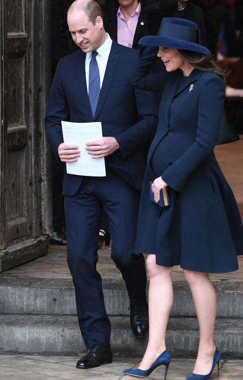 The Duchess of Cambridge suffered from severe morning sickness during all three of her pregnancies. (PA/AAP)