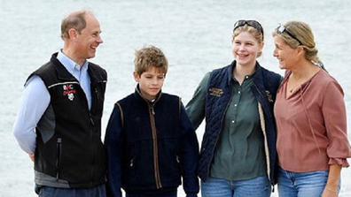 Prince Edward and Sophie Wessex joined by children Louisa and James during conservation effort.