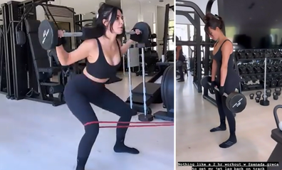 kim kardashian workout