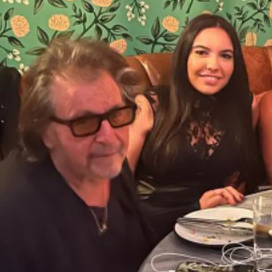 Al Pacino, 81, reportedly Mick Jagger's ex-girlfriend Noor Alfallah, 28.