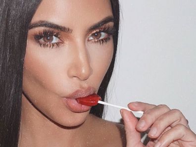Kim Kardashian promotes an appetite suppressing lollipop