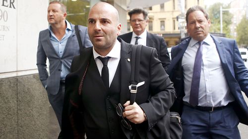 Mr Calombaris was originally found guilty in October of assaulting a 19-year-old soccer fan at the A-League Grand Final last year (AAP).